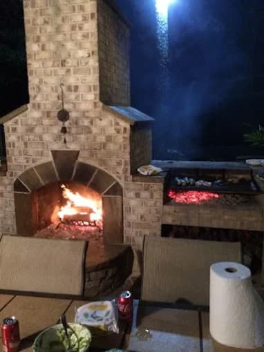 Stone and brick masonry installation in North Atlanta, GA by Escobar Masonry & Hardscapes